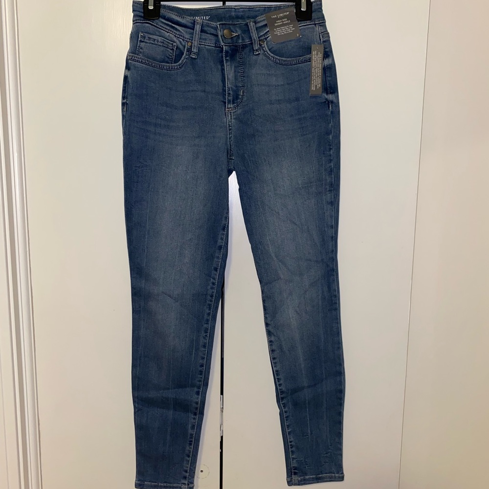 the limited skinny blue jeans!